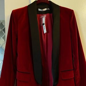 Alice and Olivia velvet blazer